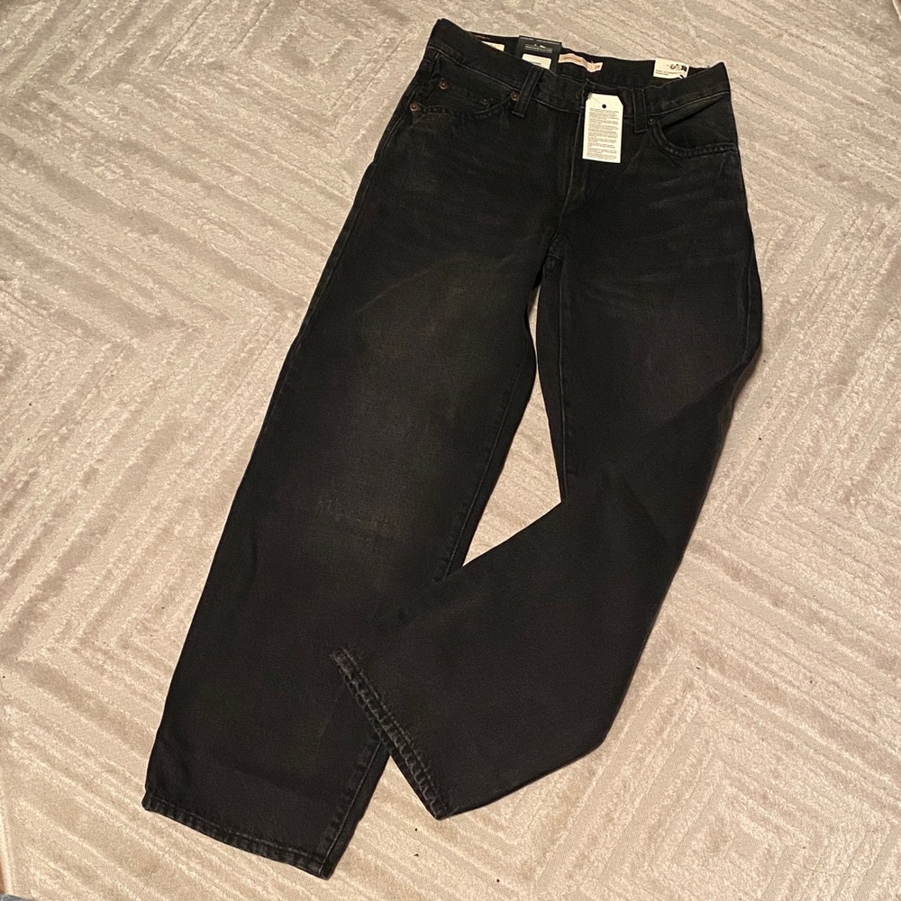 NWT Levi’s Black Baggy Dad Jeans